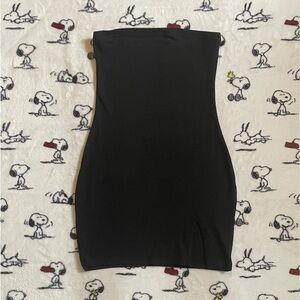 black strapless dress 3